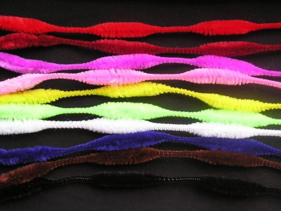 Проволока с цветным ворсом Волна, 10 шт Проволока с цветным ворсом Волна, 10 шт